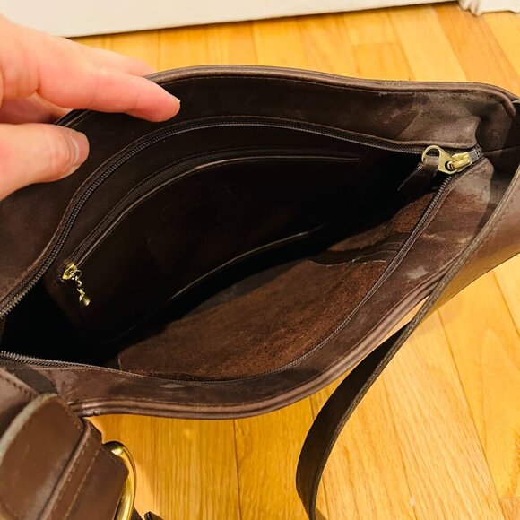 Vintage Coach Erickson Caramel Tan Bag -4169 MADE IN USA - Picture 6 of 16